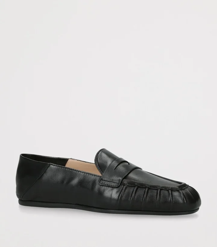 Stuart Weitzman Leather Brooks Loafers - Image 3