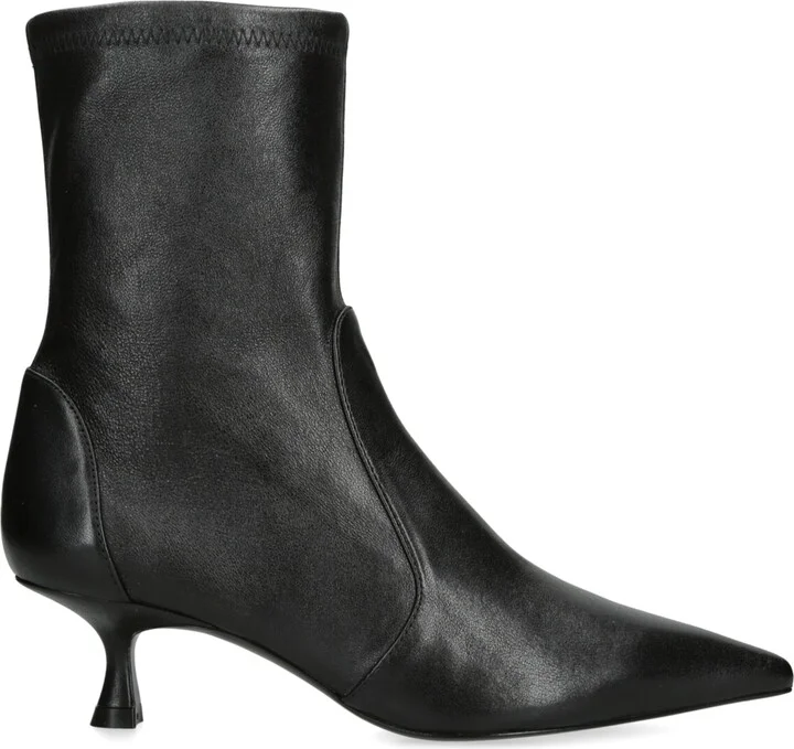 Stuart Weitzman Leather Naomi Ankle Boots 50