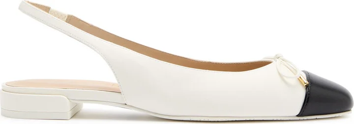 Stuart Weitzman Leather Slingback Flats