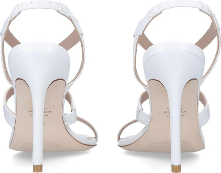 Stuart Weitzman Leather Soiree Sandals 100 - Image 2