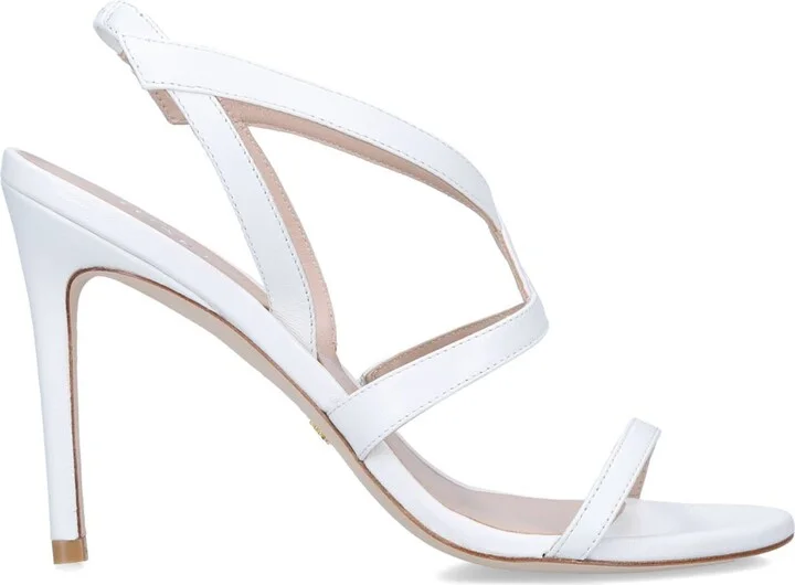 Stuart Weitzman Leather Soiree Sandals 100 - Image 3