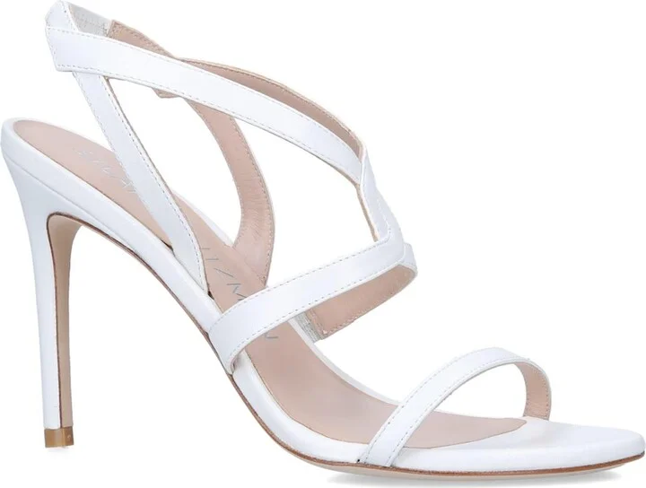 Stuart Weitzman Leather Soiree Sandals 100