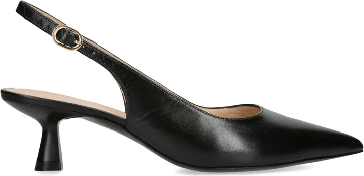 Stuart Weitzman Leather Stuart Sculpt Slingback Pumps 50