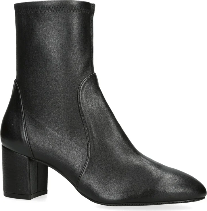 Stuart Weitzman Leather Yuliana Ankle Boots 60 - Image 3