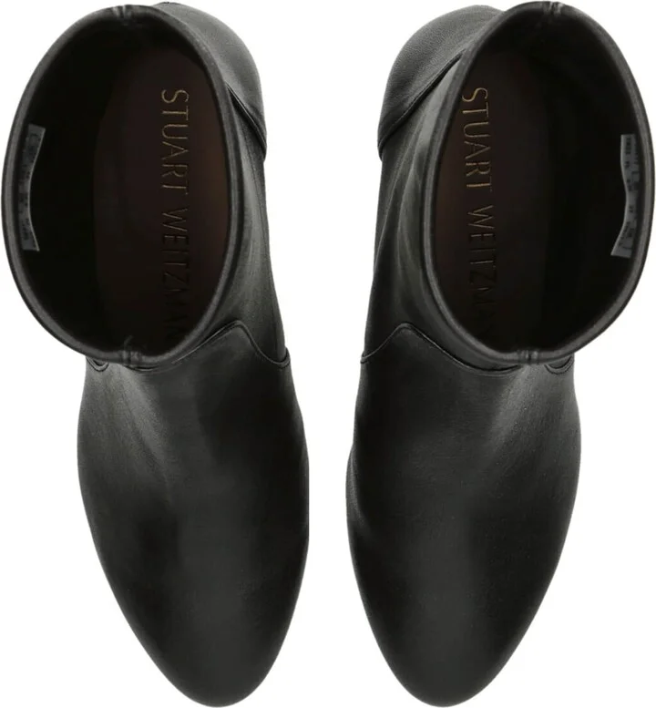 Stuart Weitzman Leather Yuliana Ankle Boots 60 - Image 4