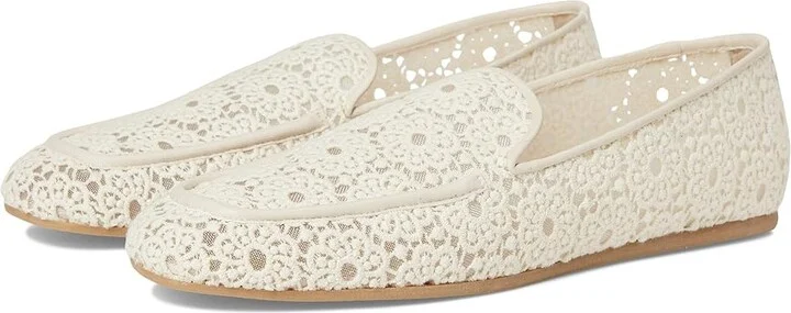 Stuart Weitzman Lee Loafer Women's Shoes Linen : 5 M, Cotton