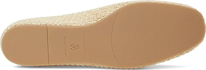 Stuart Weitzman Lee Loafer Women's Shoes Natural/Vanilla : 5 M, Cotton - Image 3