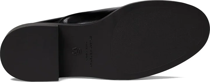 Stuart Weitzman Leighton Monk Strap Women's Flat Shoes Black : 8.5 M, Leather - Image 3