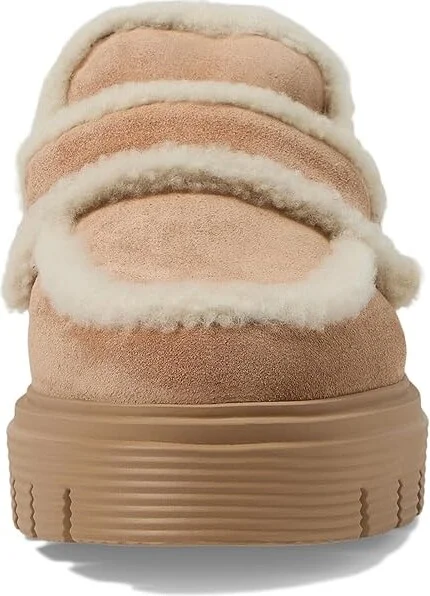 Stuart Weitzman Lennox Mule Women's Flat Shoes New Camel/Natural/Caramel : 9 M, Suede - Image 2