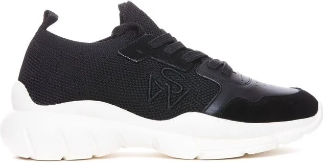 Stuart Weitzman Logo Embroidered Mesh Sneakers