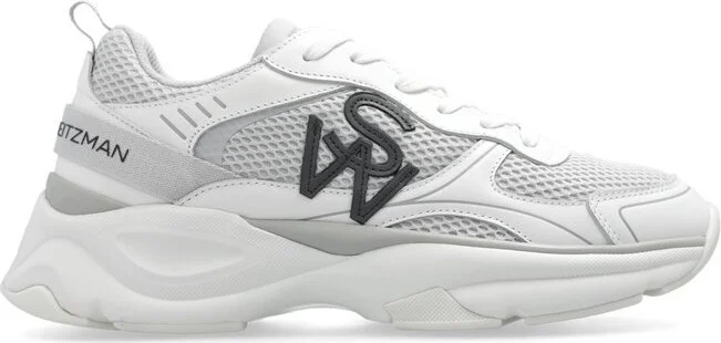 Stuart Weitzman Logo Patch Mesh Trainer Sneakers
