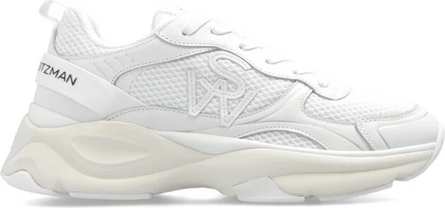 Stuart Weitzman Logo Patch Mesh Trainer Sneakers