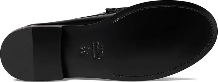 Stuart Weitzman Lottie Bow Loafer Women's Flat Shoes Black : 9.5 M, Leather - Image 3