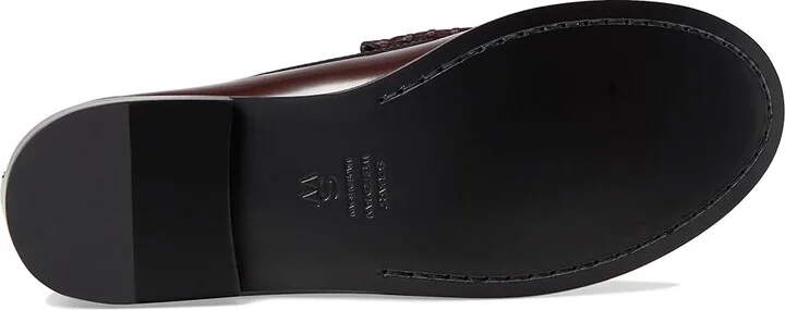 Stuart Weitzman Lottie Bow Loafer Women's Flat Shoes Dark Cabernet : 9 M, Leather - Image 3