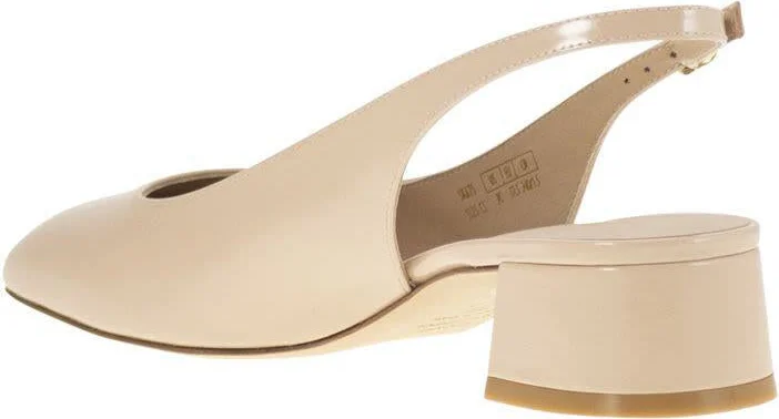 Stuart Weitzman Maeve - Lacquered Leather Slingback - Image 3