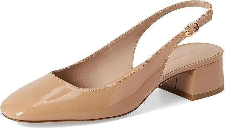 Stuart Weitzman Maeve Slingback 35 High Women's Heels Adobe : 9 M - Image 5