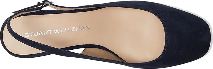 Stuart Weitzman Maeve Slingback 35 High Women's Heels Nice Blue : 8 M - Image 2