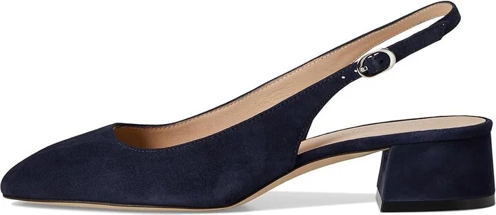 Stuart Weitzman Maeve Slingback 35 High Women's Heels Nice Blue : 8 M - Image 6