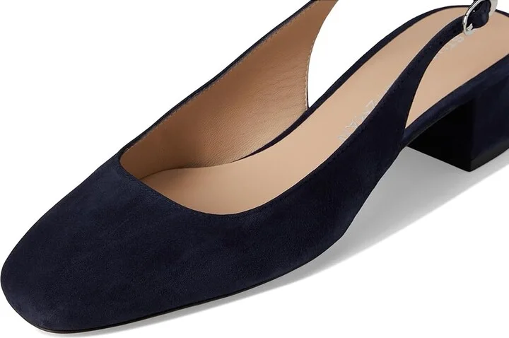 Stuart Weitzman Maeve Slingback 35 High Women's Heels Nice Blue : 8 M - Image 7