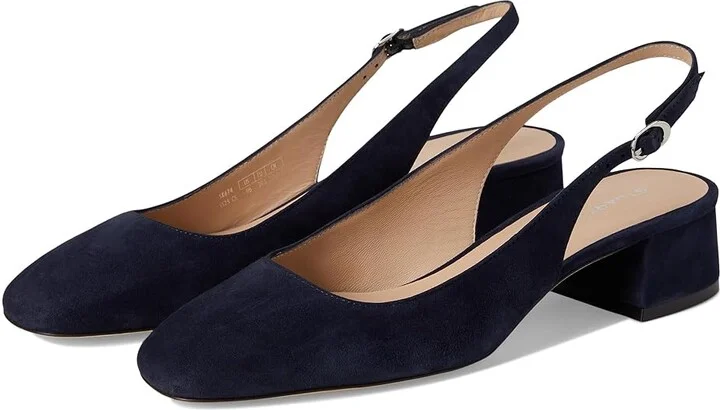 Stuart Weitzman Maeve Slingback 35 High Women's Heels Nice Blue : 8 M