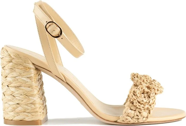 Stuart Weitzman Magnolia Block 85 Natural