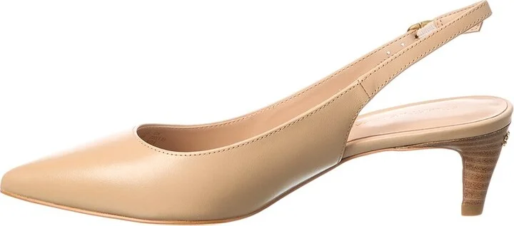 Stuart Weitzman Mara 50 Leather Slingback Pump - Image 2