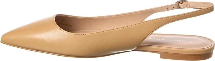 Stuart Weitzman Mara Leather Slingback Flat - Image 2