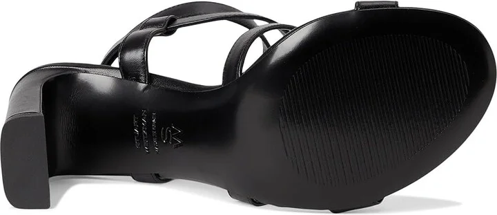 Stuart Weitzman Maven Block 85 Women's Shoes Black : 5 M, Leather - Image 3