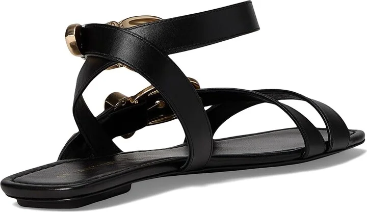 Stuart Weitzman Maven Sandals Women's Shoes Black : 6.5 M, Leather - Image 4