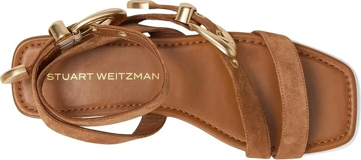 Stuart Weitzman Maven Sandals Women's Shoes Doe : 8 M, Leather - Image 2