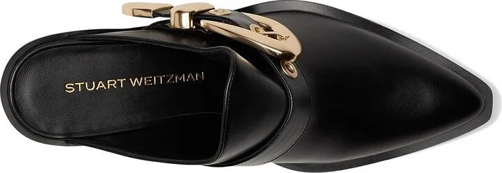 Stuart Weitzman Maven Western Mule Women's Shoes Black : 6 M, Leather - Image 2
