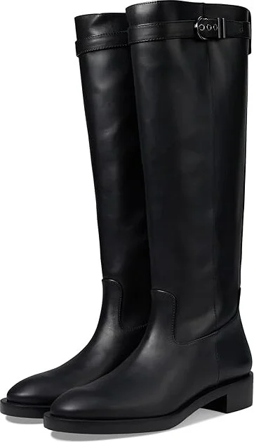 Stuart Weitzman Maverick Knee High Boot Women's Shoes Black : 5.5 B, Leather/Rubber