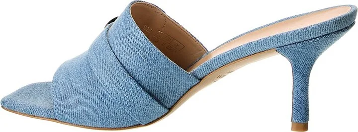Stuart Weitzman Maverick Slide 75 Denim Sandal - Image 2
