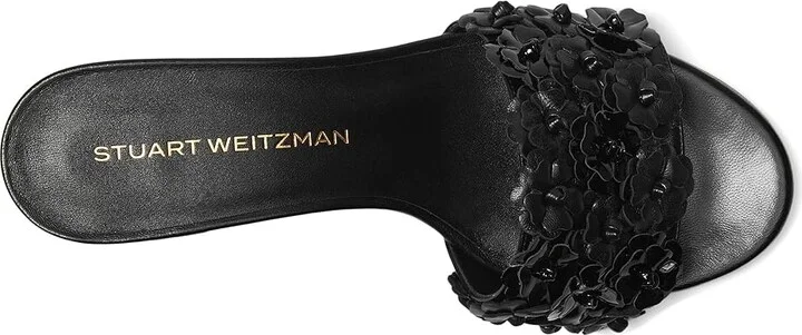 Stuart Weitzman MEADOW BLOCK SLIDE 35 Women's Sandals Fawn : 5 M, Leather - Image 8