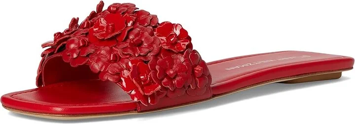 Stuart Weitzman MEADOW SLIDE Women's Sandals Cherry : 5 M, Leather - Image 5