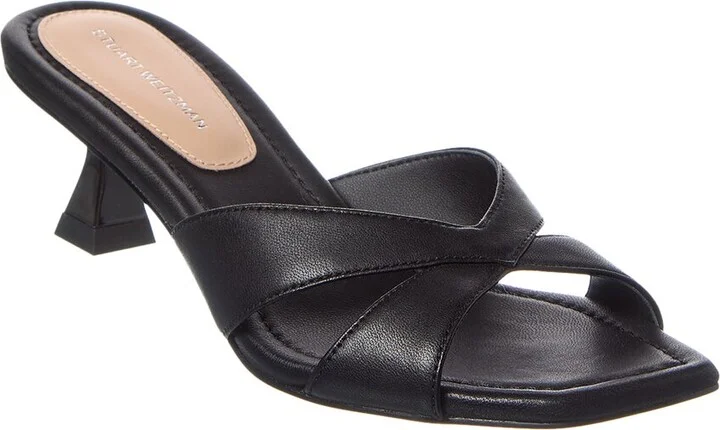 Stuart Weitzman Miami 50 Leather Sandal