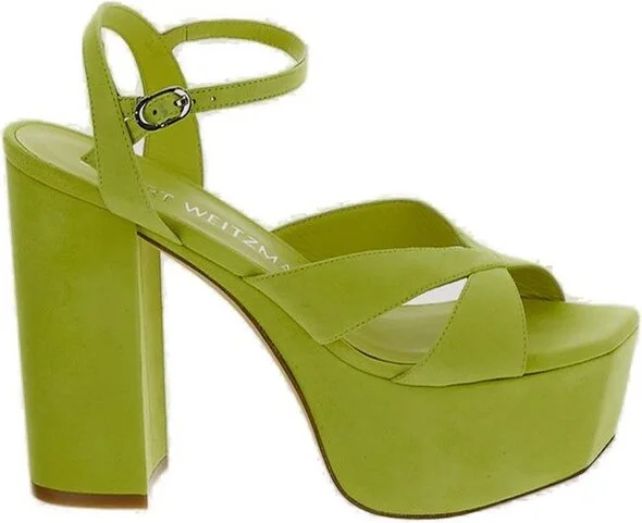 Stuart Weitzman Miami Platform Open-Toe Sandals