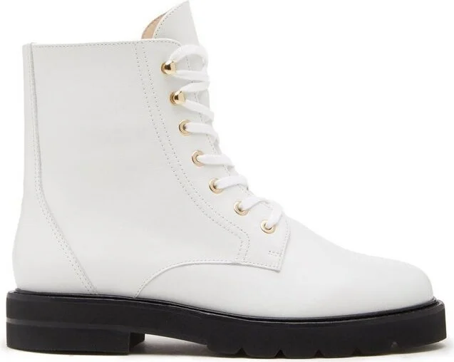 Stuart Weitzman Mila Lace-Up Ankle Boots