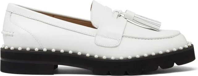 Stuart Weitzman Mila Lift Pearl Loafers