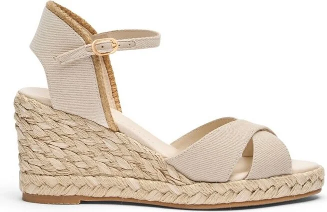 Stuart Weitzman Mirela Li Espadrille Wedge Sandals