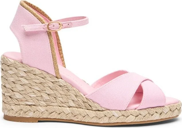 Stuart Weitzman Mirela Li Espadrille Wedge Sandals