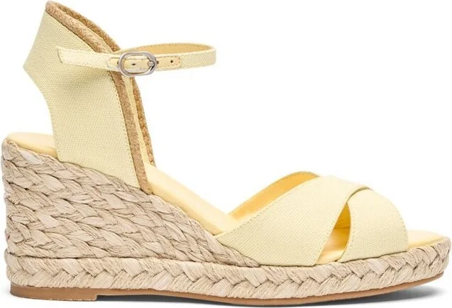 Stuart Weitzman Mirela Li Espadrille Wedge Sandals
