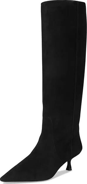 Stuart Weitzman Naomi 50 Boot Women's Flat Shoes Black 1 : 6.5 M, Leather/Rubber - Image 5