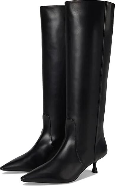 Stuart Weitzman Naomi 50 Boot Women's Flat Shoes Black : 9 M, Leather/Rubber