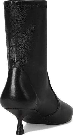 Stuart Weitzman Naomi 50 Bootie Women's Flat Shoes Black 1 : 6.5 M, Leather/Rubber/Suede - Image 4