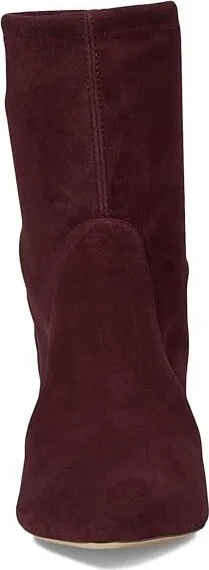 Stuart Weitzman Naomi 50 Bootie Women's Flat Shoes Rosewood : 7.5 M, Leather/Rubber/Suede - Image 2