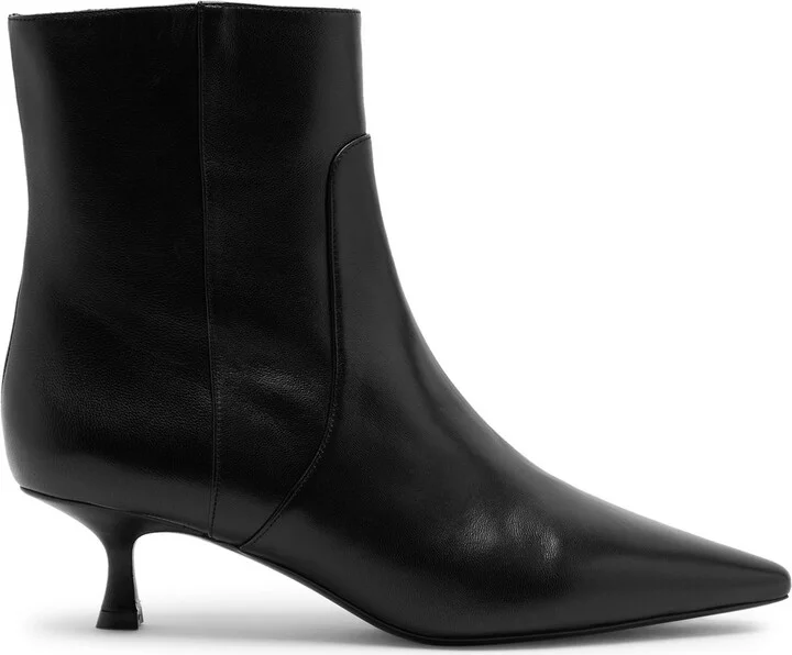 Stuart Weitzman Naomi 50 Leather Ankle Boots