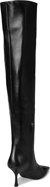 Stuart Weitzman Naomi 75 Tall Boot Women's Flat Shoes Black : 7.5 M, Leather/Suede - Image 4