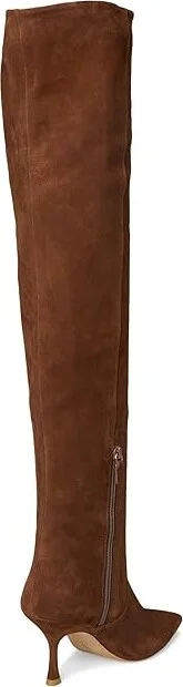 Stuart Weitzman Naomi 75 Tall Boot Women's Flat Shoes Deep Coffee : 6.5 M, Leather/Suede - Image 4