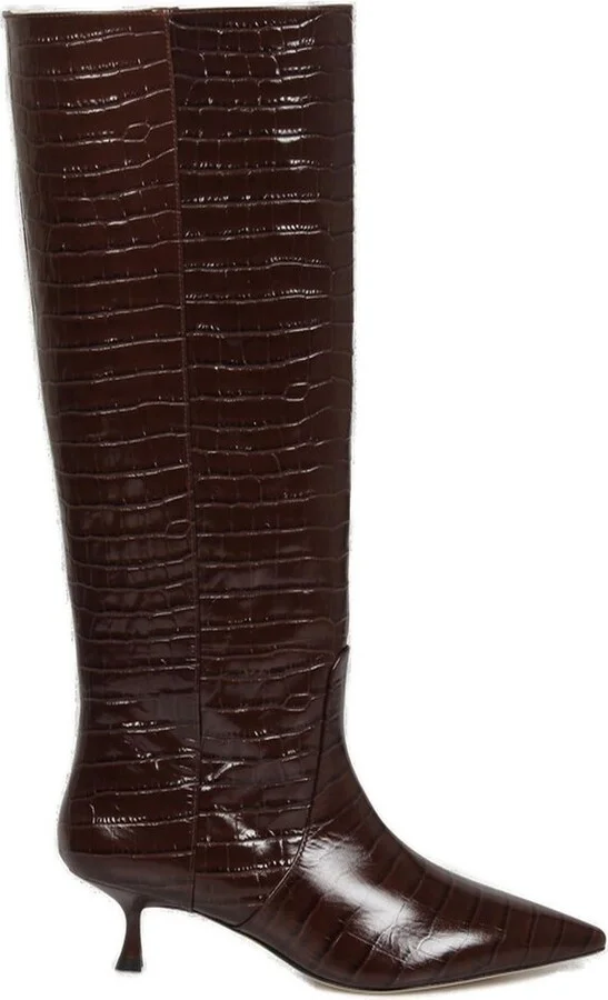 Stuart Weitzman Naomi Embossed Boots